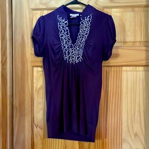 Women’s purple top